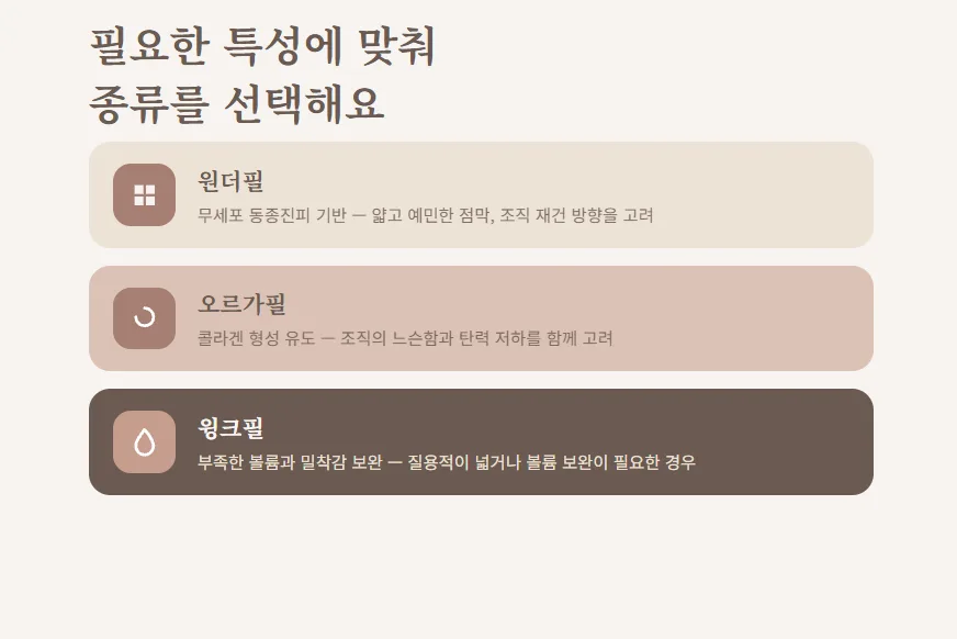 질필러 종류
